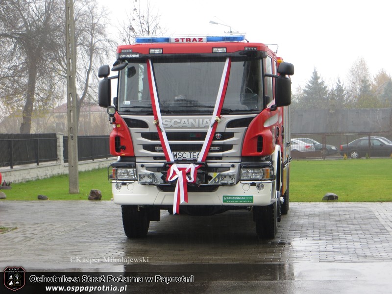  PRZEKAZANIE NOWEGO SAMOCHODU MARKI SCANIA ·