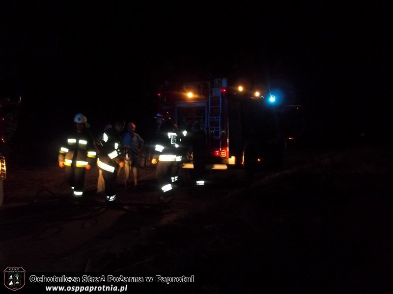 Pożar rżyska Pilawice