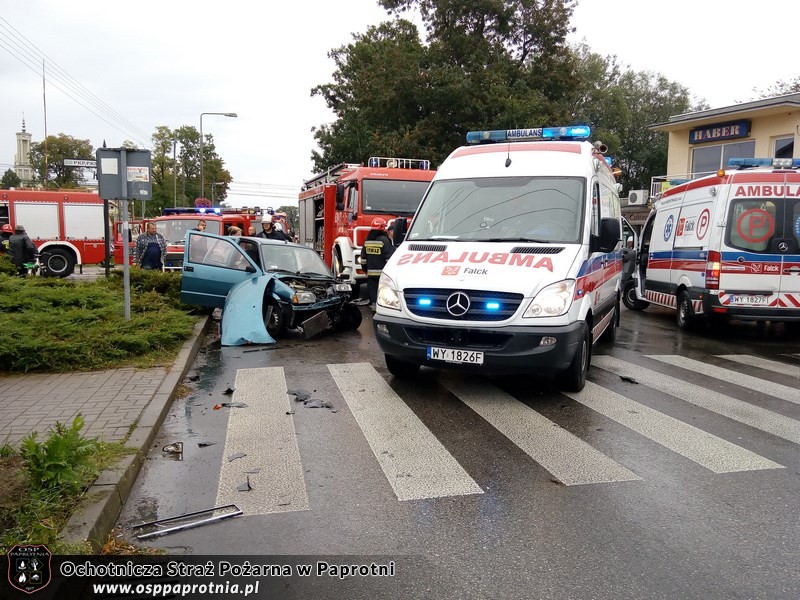 Wypadek na  Szymanowskiej 