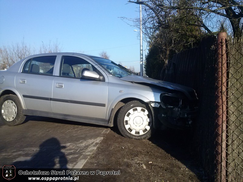 Kolizja drogowa na ul.Kampinoskiej