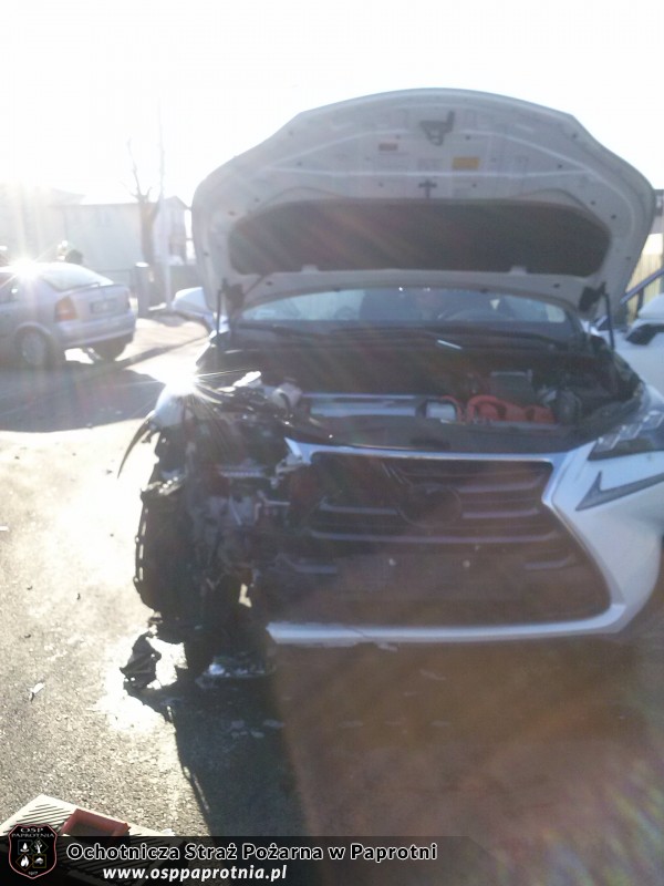 Kolizja drogowa na ul.Kampinoskiej