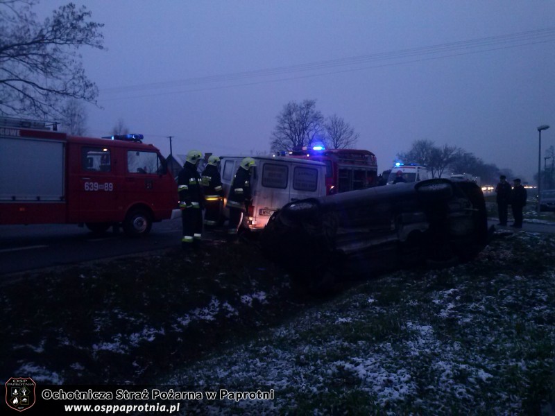 Wypadek w Chrzczanach