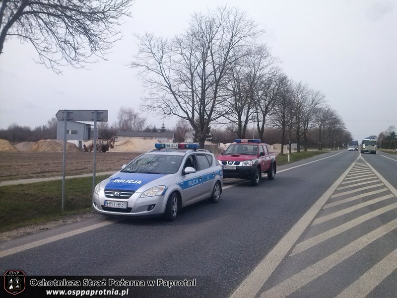 Kolizja drogowa w Serokach 