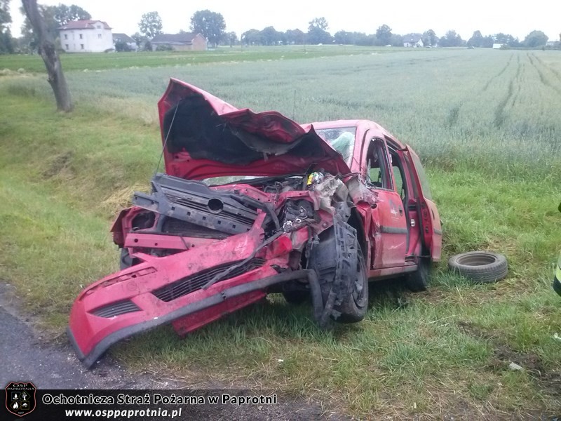 Wypadek na  E92 w miejscowości Liśice
