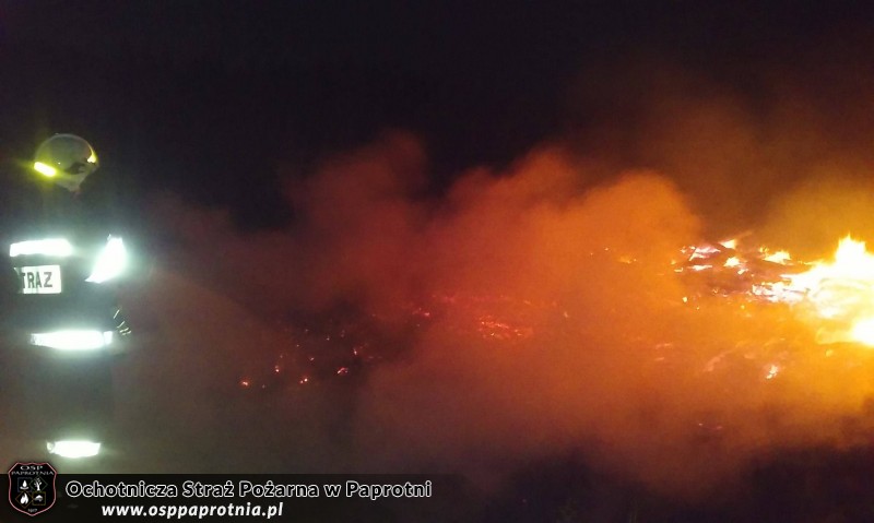 Pozar w Gawartowej Woli