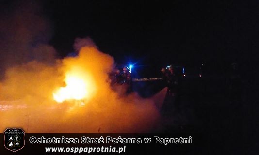 Pozar w Gawartowej Woli