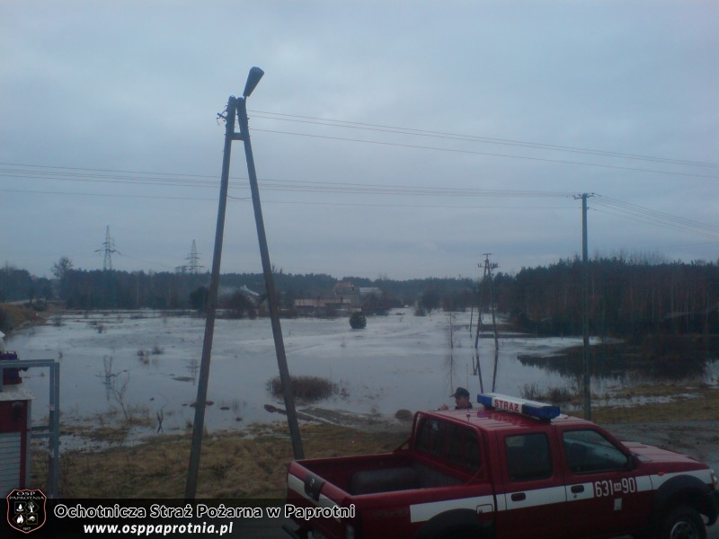 Umocnienie wałów w Kamionie