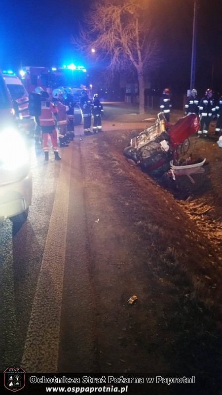 Zdarzenie drogowe w Chrzczanach ze skutkiem Śmiertelnym 