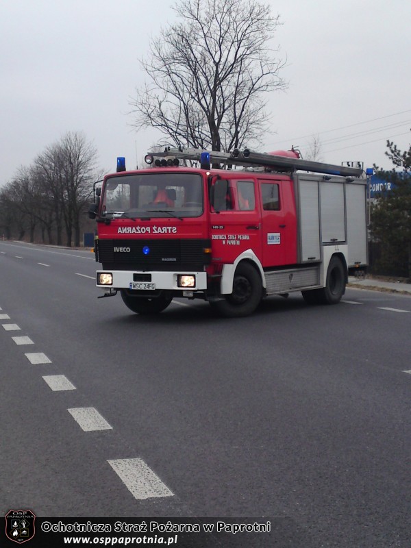 Wypadek drogowy w Lisicach