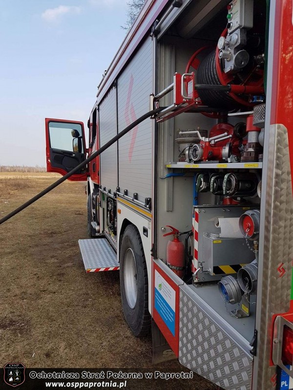 Pożar Trawy Pawłowice 