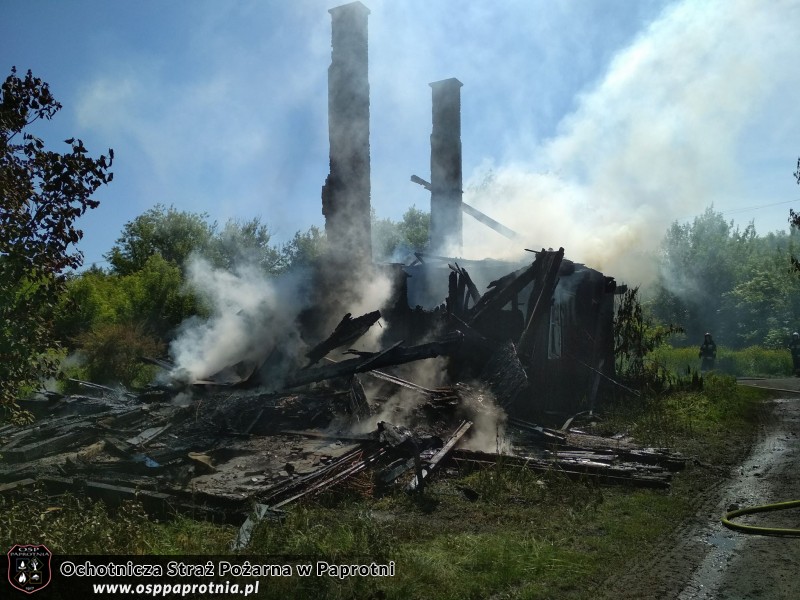 Pożar pustostanu Sochaczew