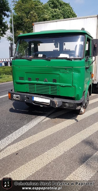 Kolizja w Topołowie