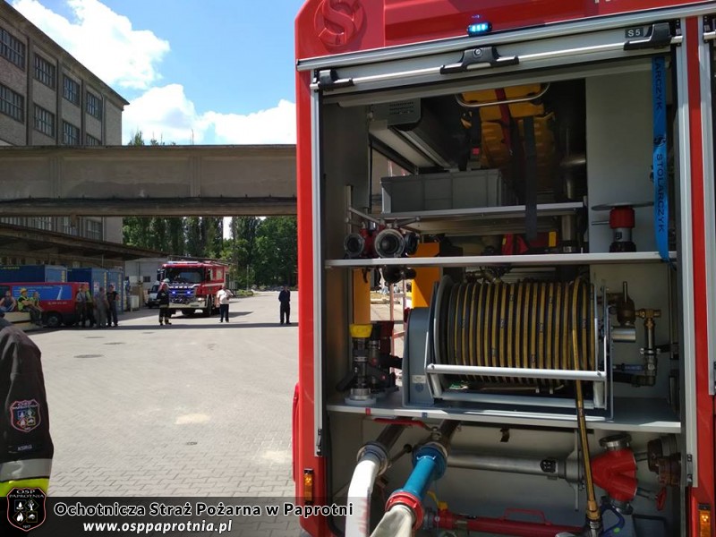 Pożar w Zakładzie Polskie Młyny