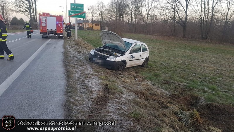 Dachowanie pojazdu w Pawłowicach