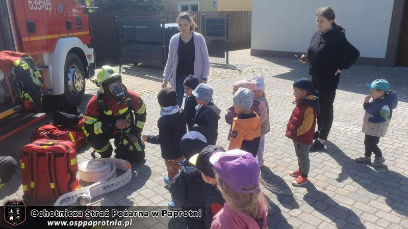 Dzień Strażaka w Anglojęzycznym Przedszkolu oraz Żłobku „Leśna Akademia” w Paprotni i w Teresinie
