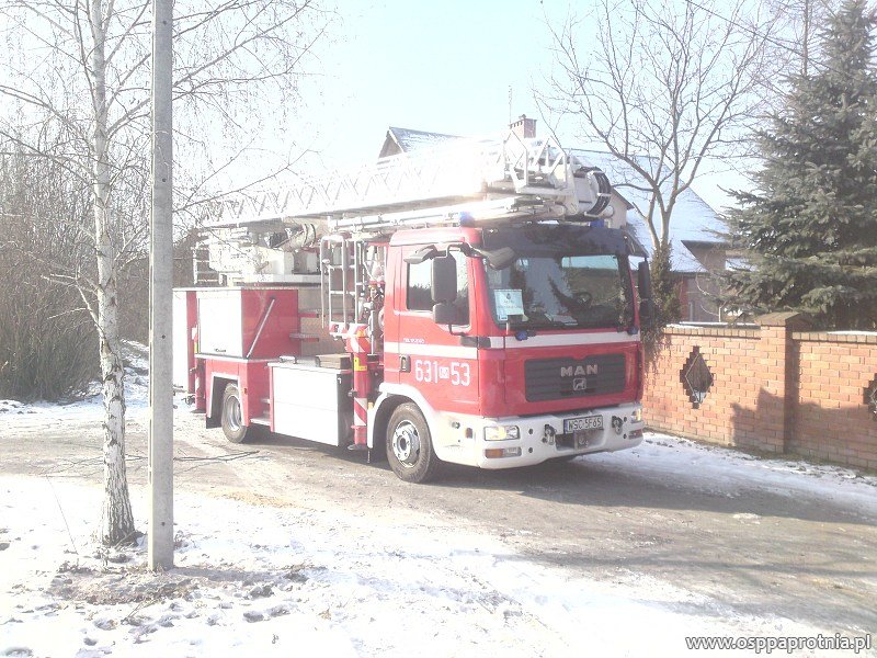 Pożar poddasza na ul. Poziomkowej