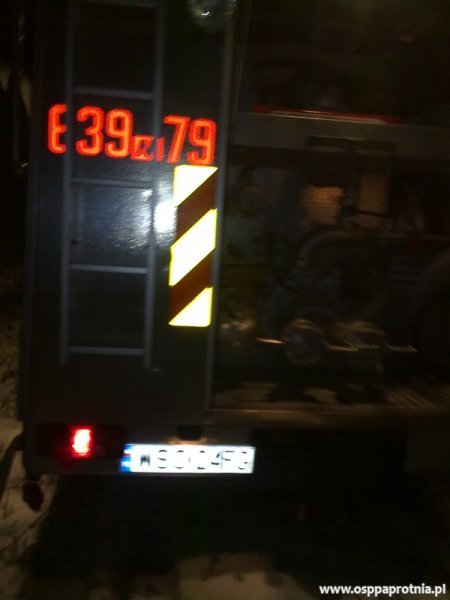 Pożar budynku gospodarczego w Ludwikowie