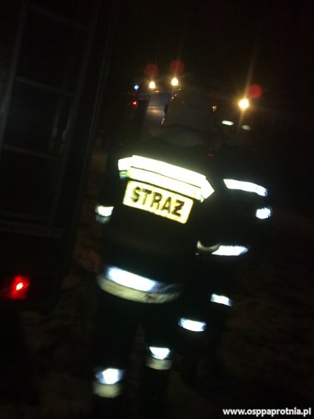 Pożar budynku gospodarczego w Ludwikowie