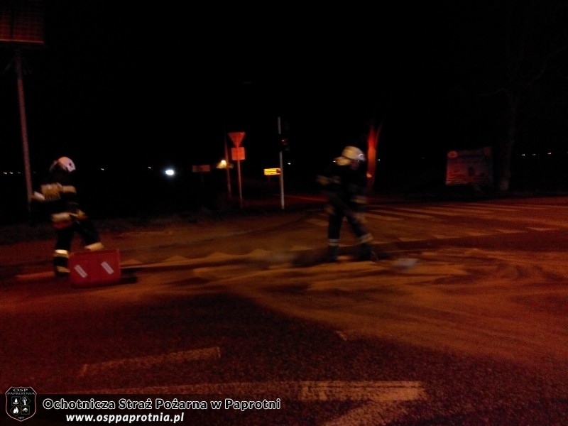 Wyciek oleju napędowego