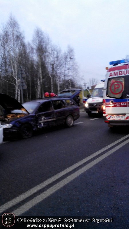 Kolizja drogowa na trasie nr 92