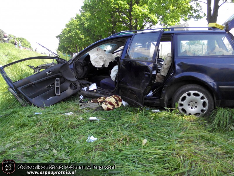 Wypadek w miejscowości Seroki
