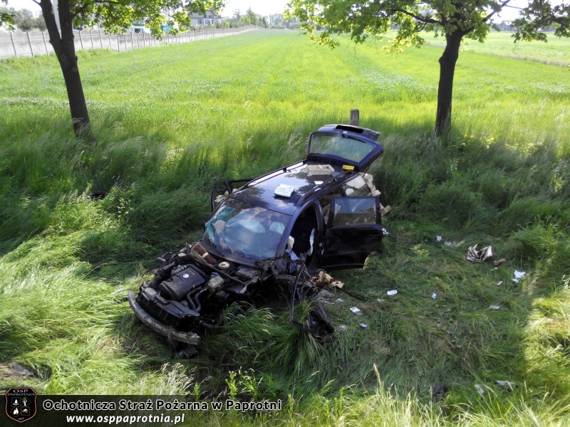 Wypadek w miejscowości Seroki